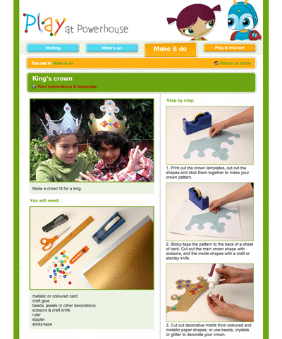 Make-a-king's-crown---Play-at-Powerhouse screenshot Make-a-king's-crown---Play-at-Powerhouse screenshot